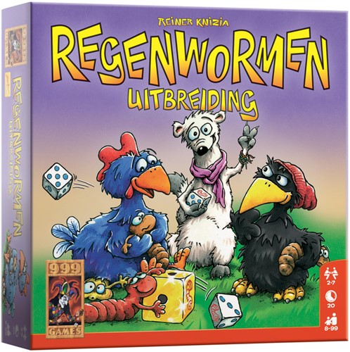 Dobbelspel Regenwormen Uitbreiding 1 Stuk