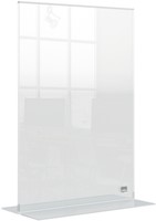 Infobord Nobo Premium Plus A4 acryl vrijstaand 1 Stuk