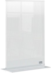 Infobord Nobo Premium Plus A5 acryl vrijstaand 1 Stuk