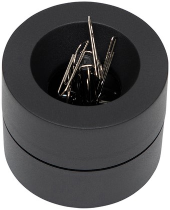Papercliphouder MAULpro recycled Ø73x60mm zwart 1 Stuk-2