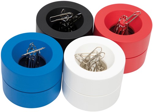 Papercliphouder MAULpro recycled Ø73x60mm rood 1 Stuk-2