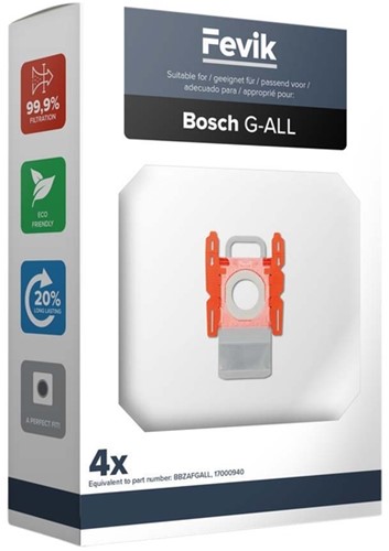 Stofzuigerzak Bosch Siemens G All 3d Pro 4 Stuk