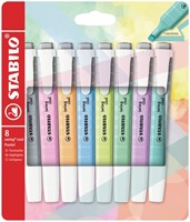 Markeerstift STABILO Swing cool 275/8 pastel ass 8 Stuk