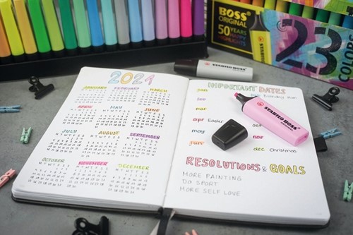Markeerstift STABILO BOSS 70/56 blister roze 1 Stuk-1