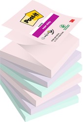 Memoblok Post-it Z-Notes R330 Super Sticky Soul 6 Stuk
