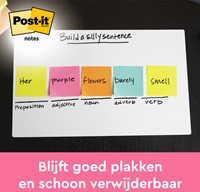 Memoblok Post-it 655 76x127mm roze 6 Stuk-2