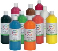 Plakkaatverf Qrea geel 500ml 500 Milliliter-3