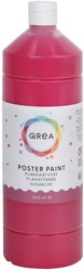 Plakkaatverf Qrea cyclaam 1000ml 1000 Milliliter