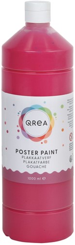Plakkaatverf Qrea cyclaam 1000ml 1000 Milliliter