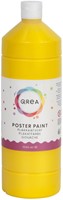 Plakkaatverf Qrea geel 1000ml 1000 Milliliter