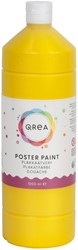 Plakkaatverf Qrea geel 1000ml 1000 Milliliter