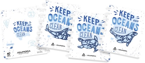 Schrift Adoc Ocean Waste Plastics A5 5x5mm 144pag 1 Stuk