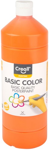 Plakkaatverf Creall basic oranje 1000ml 1000 Milliliter