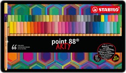 Fineliner STABILO point 88/66 Arty F assorti 66 Stuk