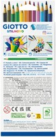 Kleurpotlood Giotto Stilnovo 12 kleuren 12 Stuk-2
