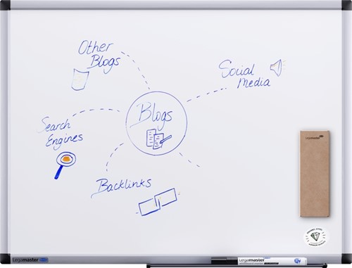 Whiteboard Legamaster UNITE PLUS 45x60cm 1 Stuk-2