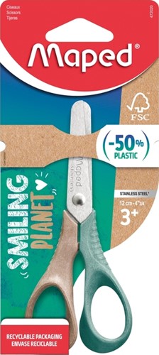 Schaar Maped Smiling Planet 12cm 1 Stuk