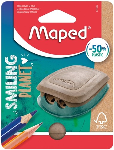 Puntenslijper Maped Smiling Planet 2-gaats 1 Stuk