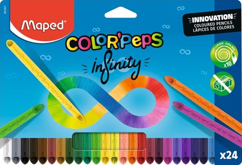 Kleurpotlood Maped ColorPeps Infinity 24 kleuren 24 Stuk