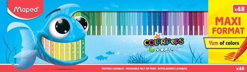 Kleurstift Maped Color'Peps Ocean 48 kleuren 48 Stuk