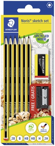 Potlood Staedtler Noris Potlood 6 st gom 8 Stuk