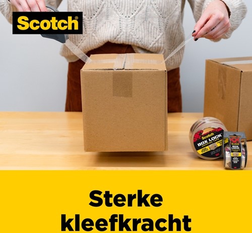 Verpakkingstape Scotch Box Lock 3950-EF 3 stuk 3 Rol-5