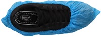 Schoenovertrek CMT 70mu geruwd mt 36-46 CPE blauw 50 Stuk-2