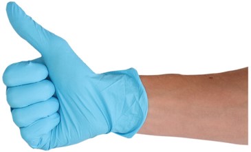 Handschoen CMT M nitril blauw 100 Stuk-1