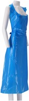 Schort CMT 125x80cm 25mu geruwd op rol PE blauw 100 Stuk-3