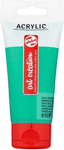 Acrylverf TAC 615 veronesegroen tube 75ml 75 Milliliter