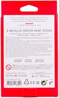 Verfstift Bruynzeel Kids assorti metallic 6 stuks 6 Stuk-2