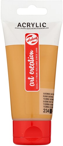Acrylverf TAC 234 sienna naturel tube 75ml 75 Milliliter