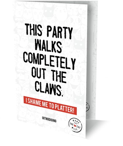 Uitnodigingen MTTCW 14x9cm 6 Stuk