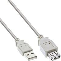 Kabel inLine UBS 2.0 M-V 3 meter grijs 1 Stuk