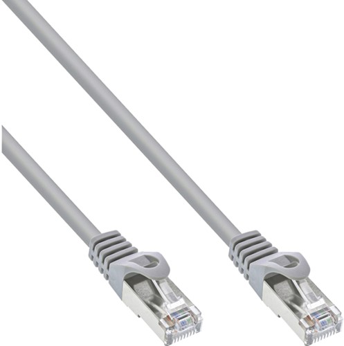 Kabel inLine Cat5e SF UTP 10 meter grijs 1 Stuk