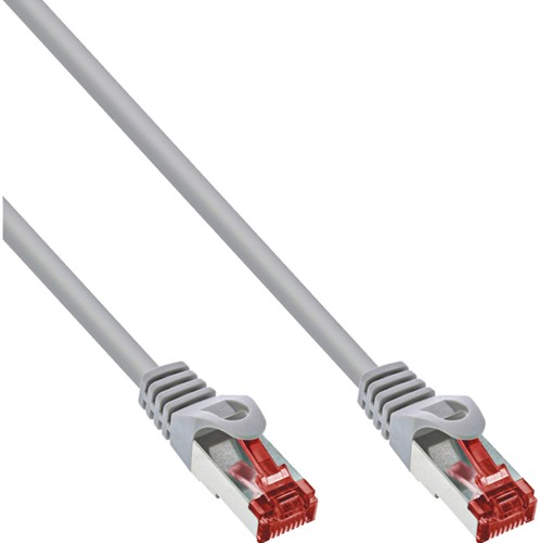 Kabel InLine Cat.6 S FTP koper 10 meter grijs 1 Stuk