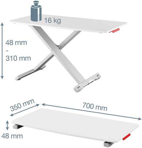Zit-sta bureau Leitz Ergo Cosy 1 Stuk-3