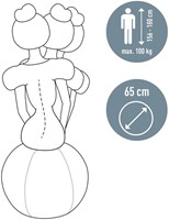 Actieve zitbal Leitz Ergo Cosy grijs 1 Stuk-11