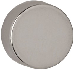 Magneet MAUL Neodymium rond 10x5mm 2.6kg 10 Stuk