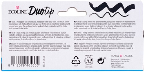 Duotip Talens Ecoline set 3 stuks primair 3 Stuk-1