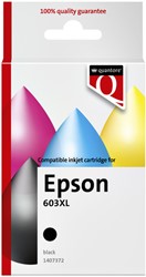 Inktcartridge Quantore Epson 603XL zwart 1 Stuk