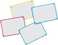 Flashcard Oxf 2.0 75x125mm 80vel 250gr lijn ass 80 Vel-1