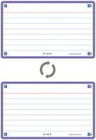 Flashcard Oxf 2.0 75x125mm 80vel 250gr lijn paars 80 Vel-3