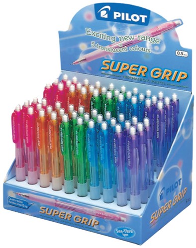 Vulpotlood PILOT Supergrip HB 0.5mm neon ass 1 Stuk