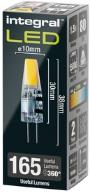 Ledlamp Integral G4 2700K warm wit 1.5W 160lumen 1 Stuk-2