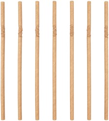 Buigrietje IEZZY karton 6x240mm 100p Fair bruin 200 Stuk