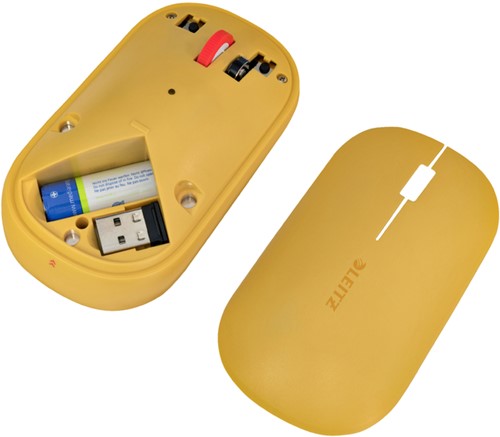 Draadloos muis Leitz Cosy geel 1 Stuk-2
