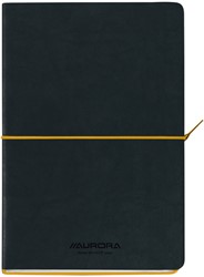 Notitieboek Aurora Tesoro A5 100blz lijn 80gr geel 1 Stuk