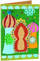 Glitterkarton Folia 50x70cm 300gr 5vel orient ass 5 Vel-8