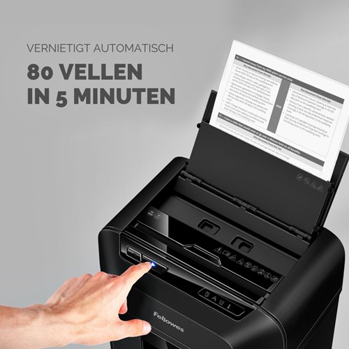Papiervernietiger Fellowes Automax 80M 4x12mm 1 Stuk-1